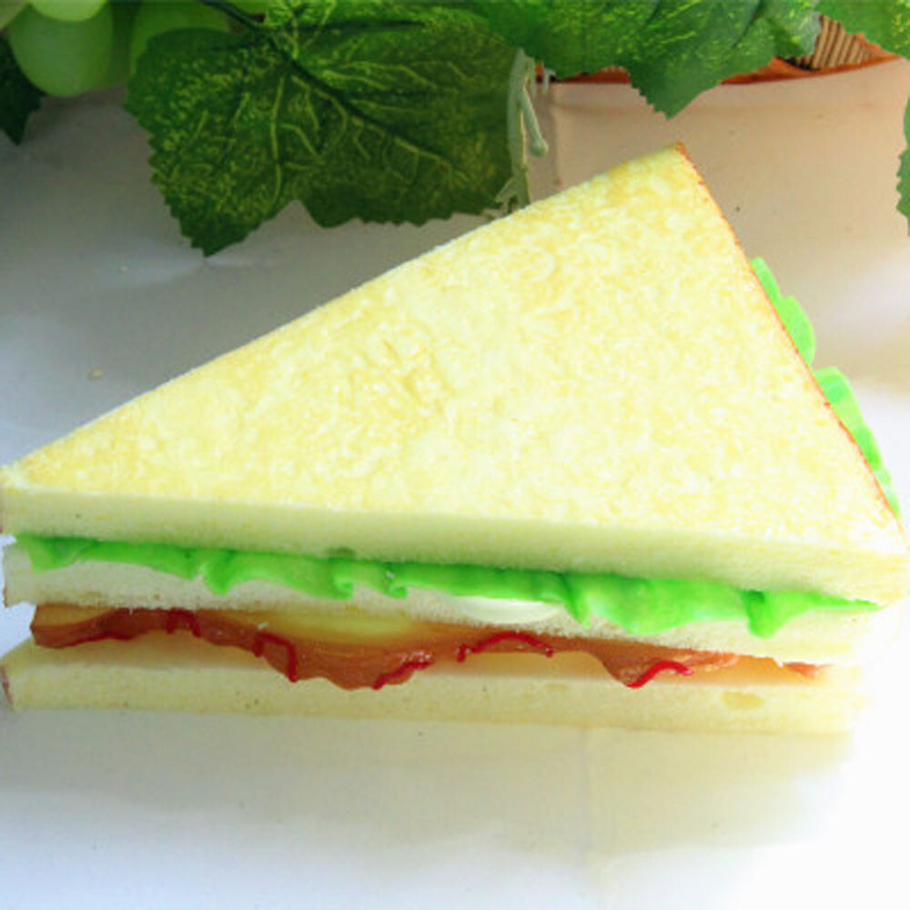 2pcs High imitation fake simulated artificial sandwich model