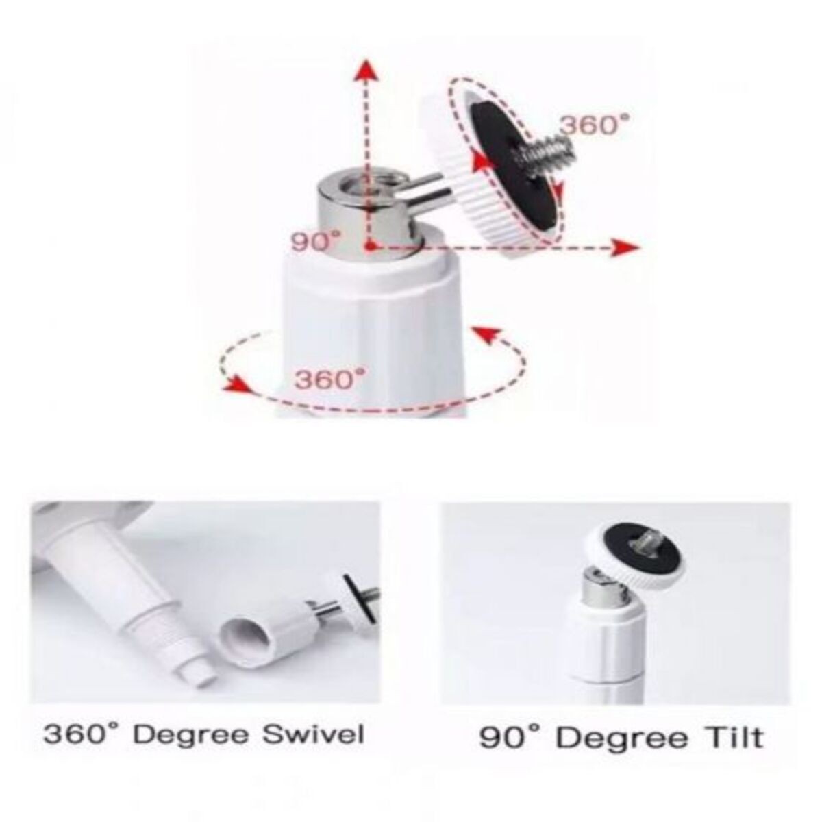 Camera Ceiling Metal Mount (White)