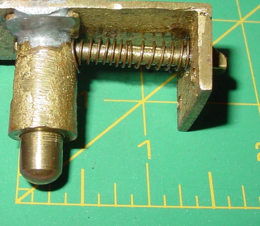 Vintage Spring Drawer Cupboard Cabinet Door Brass Button Release Latch Rim Catch