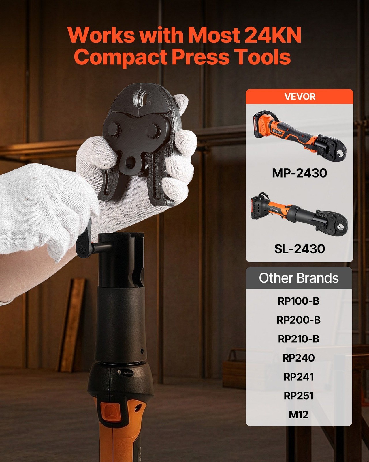 1/2" ProPress Jaw for Copper Pipes, Compact