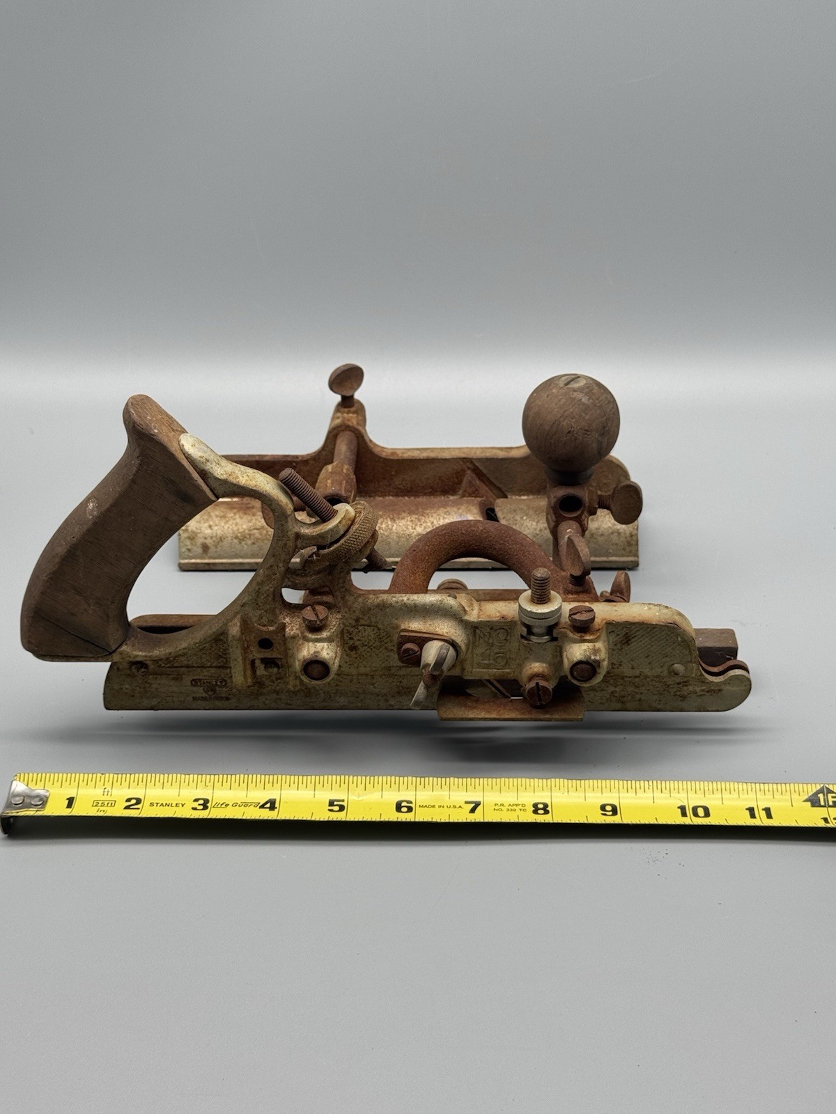 Antique Stanley Rule & Level No 45 Combination Molding Plane