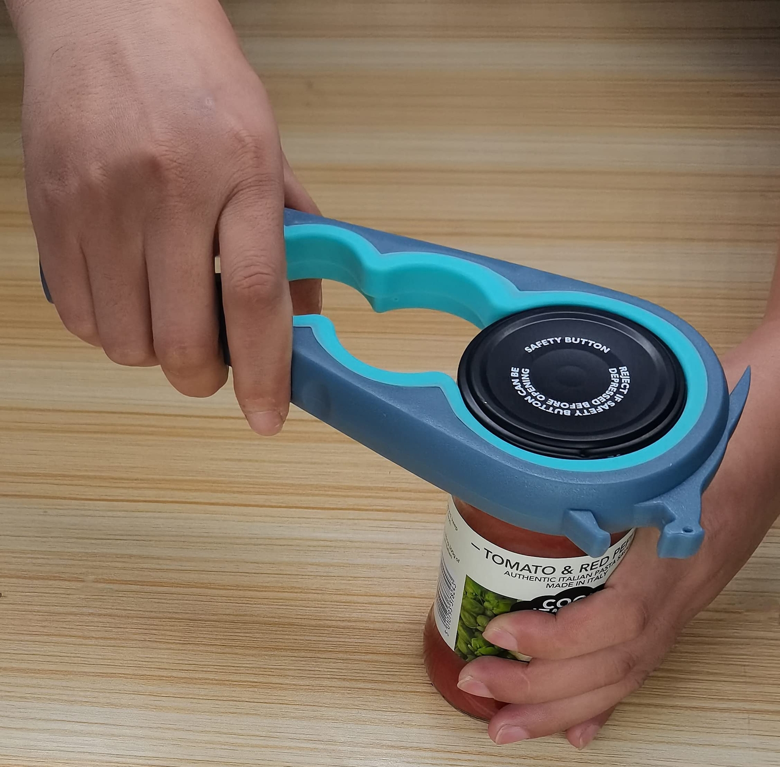 Otstar Jar Opener Bottle and Can for Universal, Blue Grey