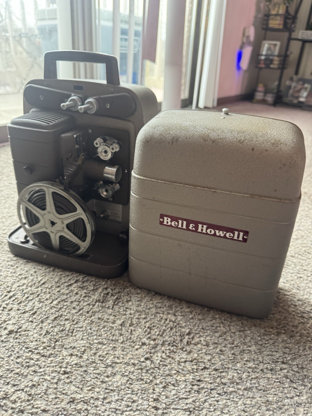 Vintage Bell & Howell 253-AX Projector Powers On Light & Motor Work