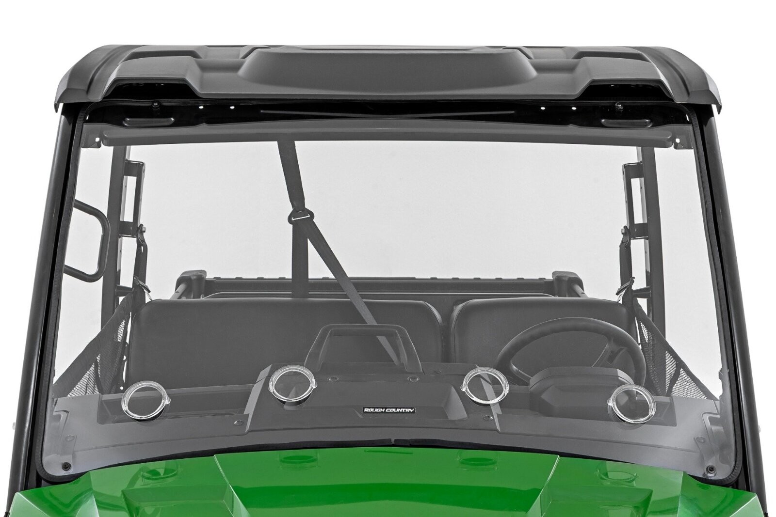 Rough Country Vented Full Windshield Scratch Resistant John Deere Gator XUV 835E