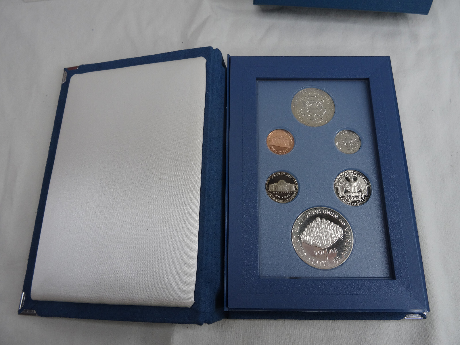 1987 Prestige Set US Mint Constitution Silver Dollar w/ Box & COA 6 Coins