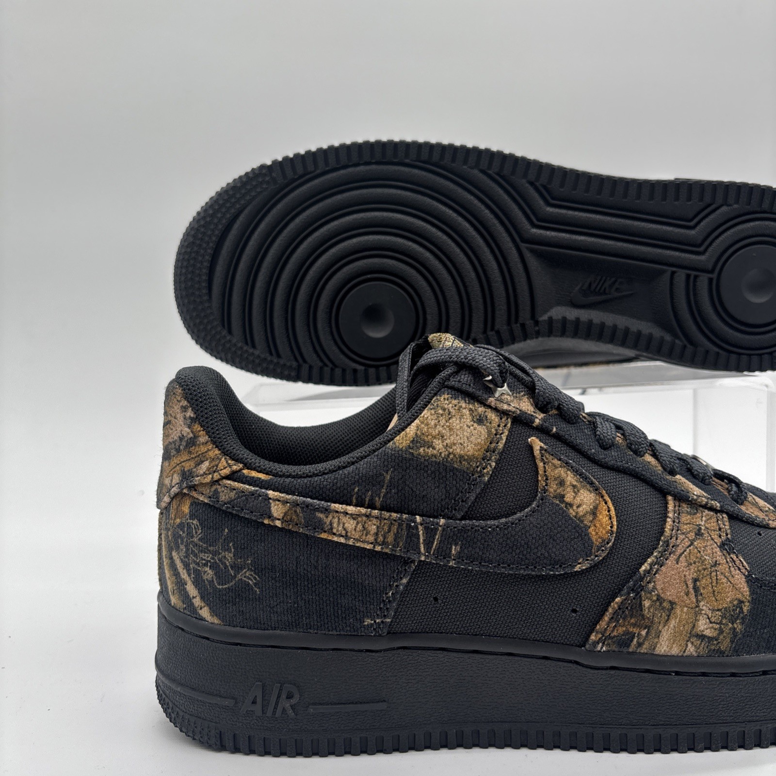 Mens Size 13 Nike Air Force 1 '07 Real Tree Casual Sneaker IH1221 001 NEW