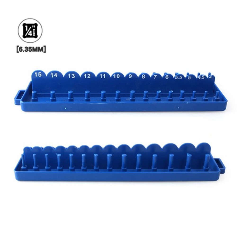 1/4\ Metric Socket Storage Organizer Holder Bracket Plastic Socket Tray Rack