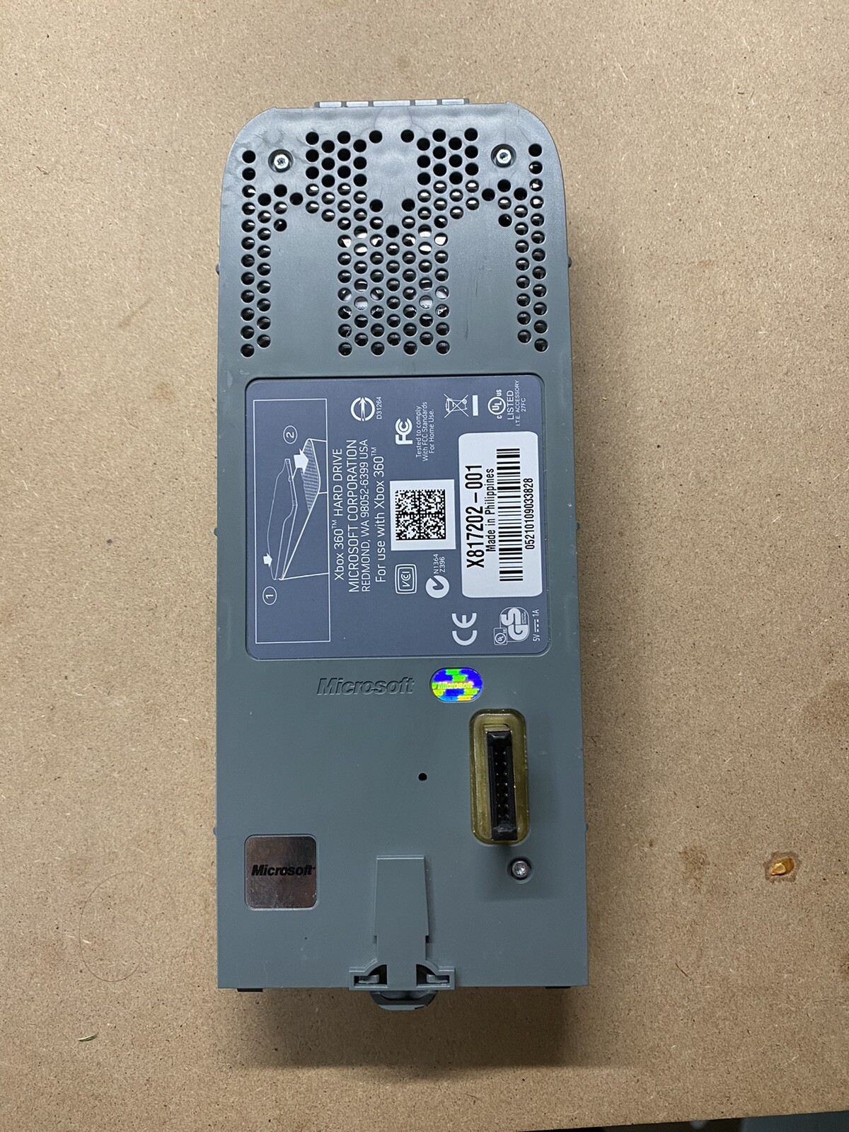 Microsoft Xbox 360 60GB External Hard Drive HDD OEM Tested
