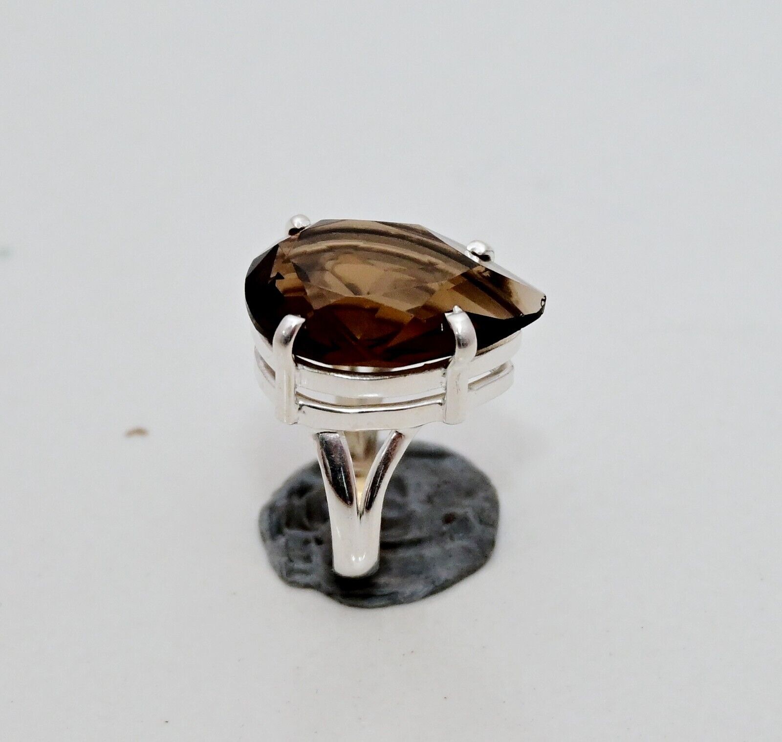 Smokey Topaz Gemstone Ring, 925 Sterling Silver Ring, Handmade Ring, All Size