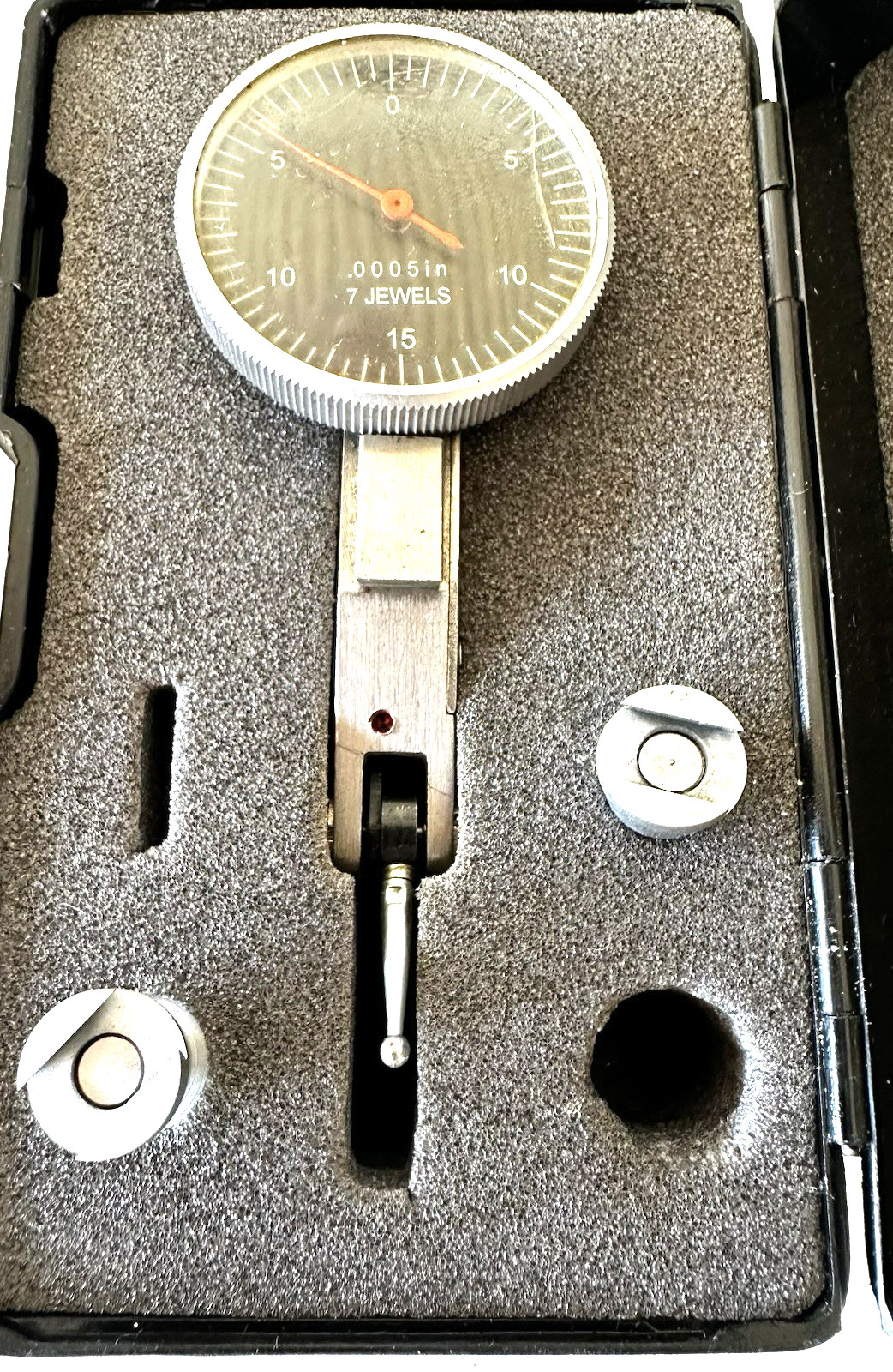 Test Dial Indicator Meter Tool 7 Jewels .001'' Grad 1-1/8"Face Dial