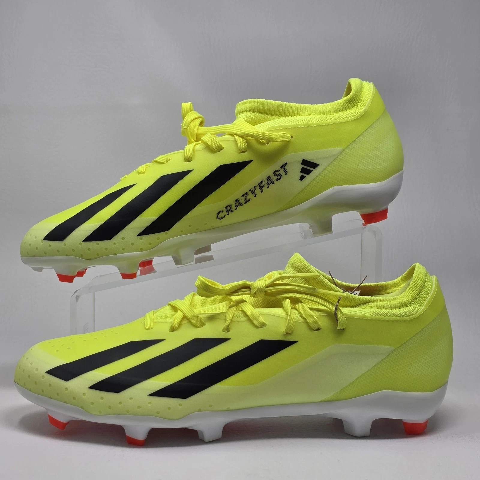 Adidas X Crazyfast League FG Soccer Cleats Yellow White IG0605 Mens Size