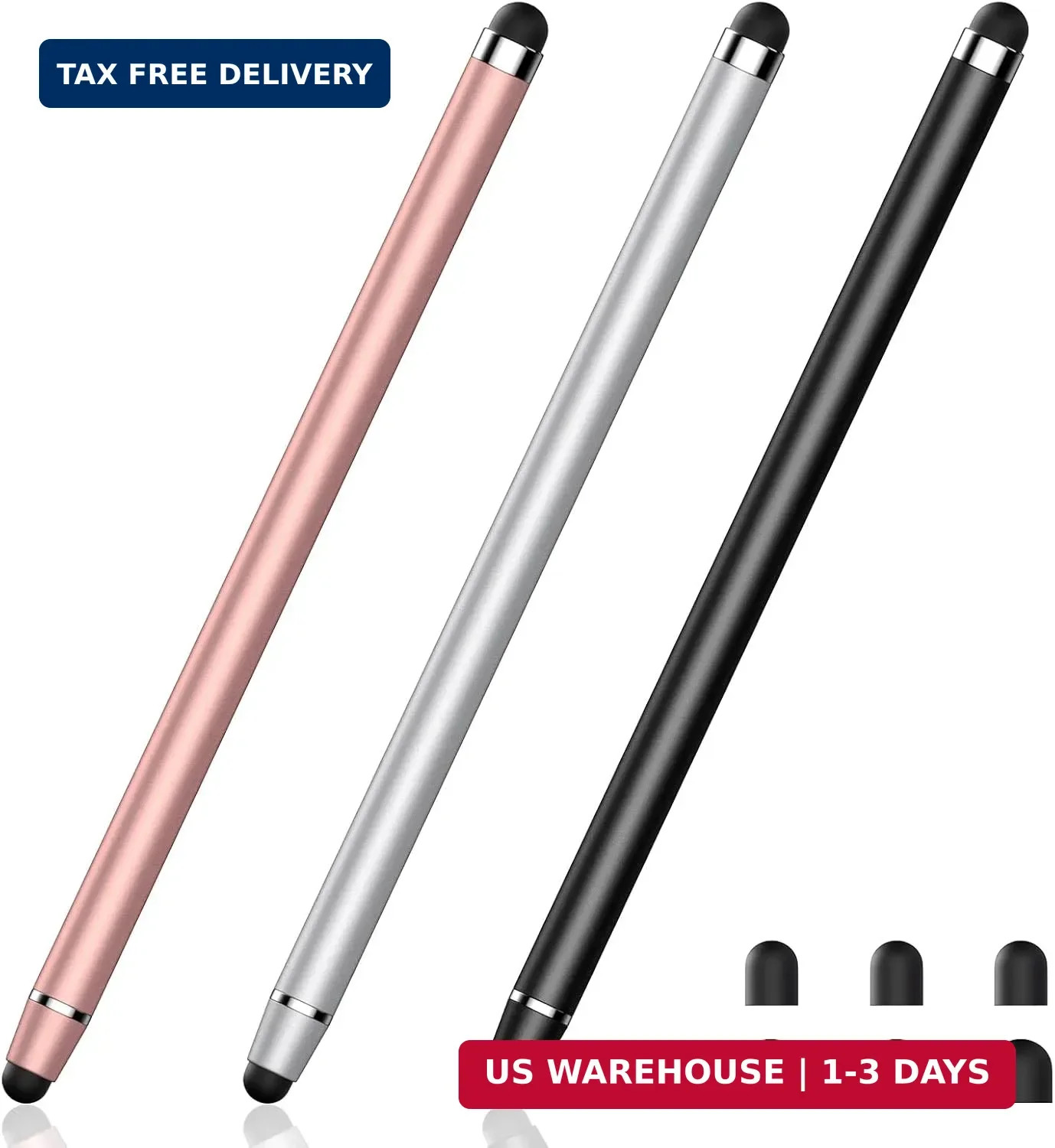 3PCS Stylus Pen for Touchscreen,2-in-1 High Precision Stylus | Stylus Pen for iP