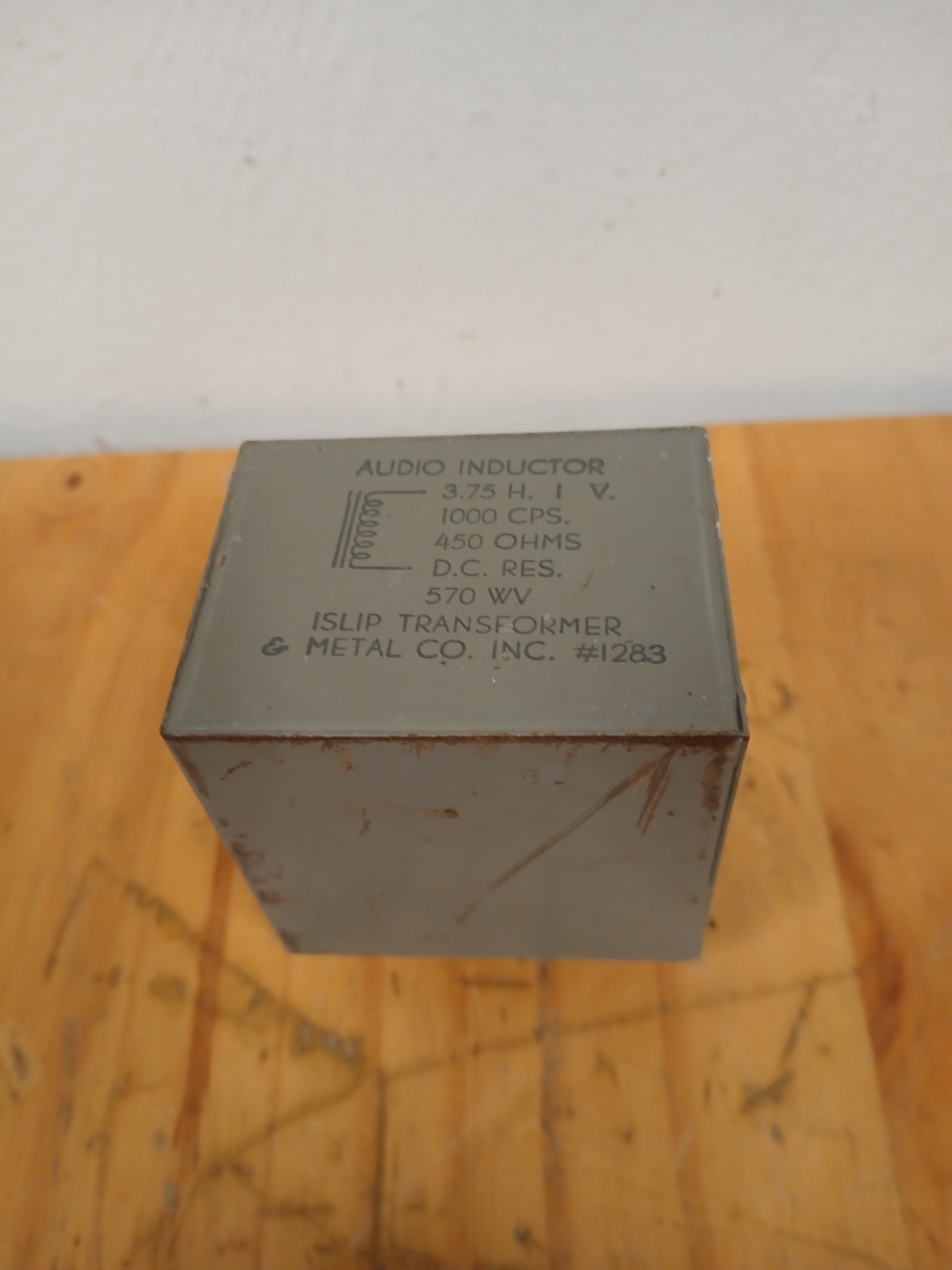Vintage Audio Inductor Choke 3.75 hys Tube Audio
