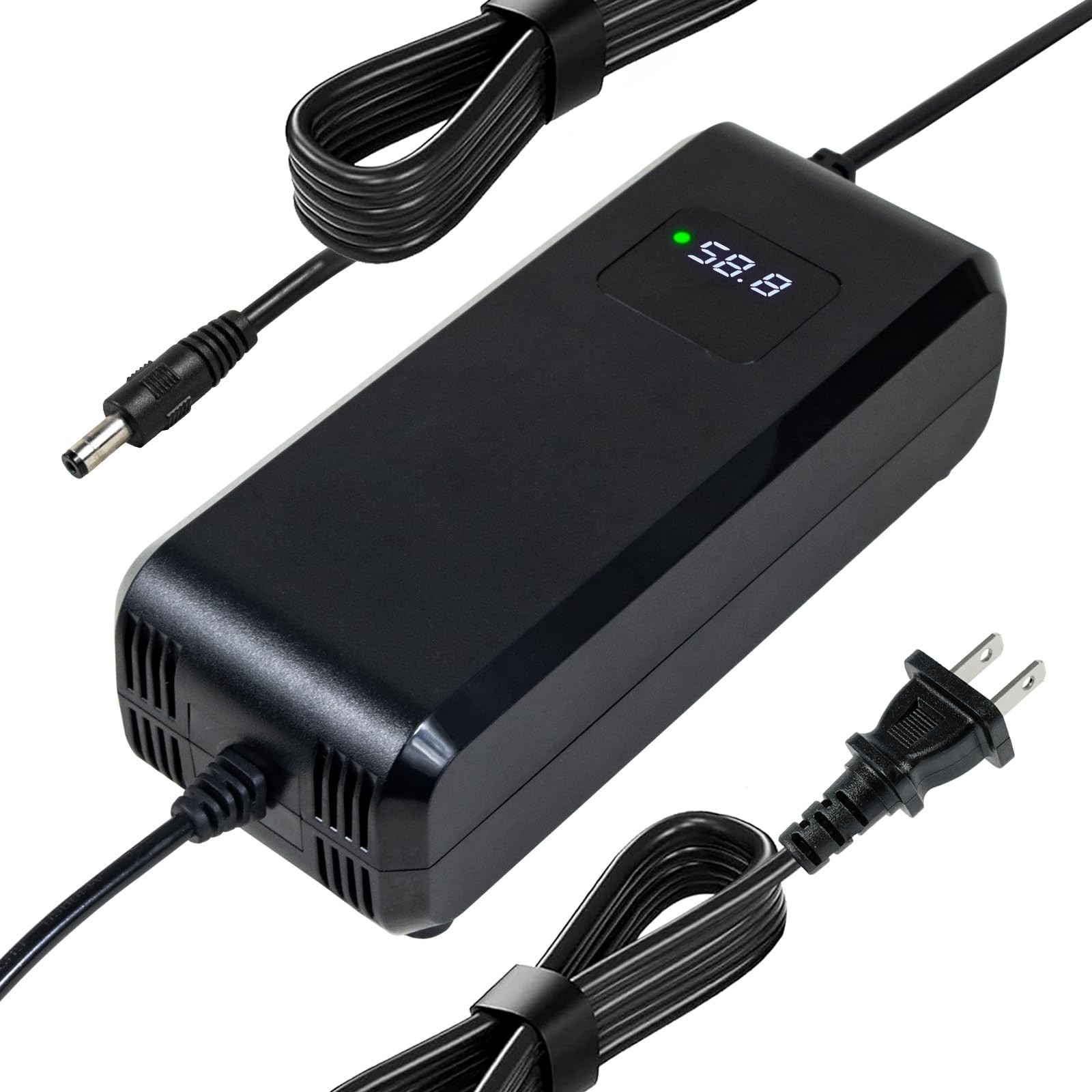 52V Lithium Battery Charger 58.8V 4A Power Charger Adapter Smart Rapid Charge...