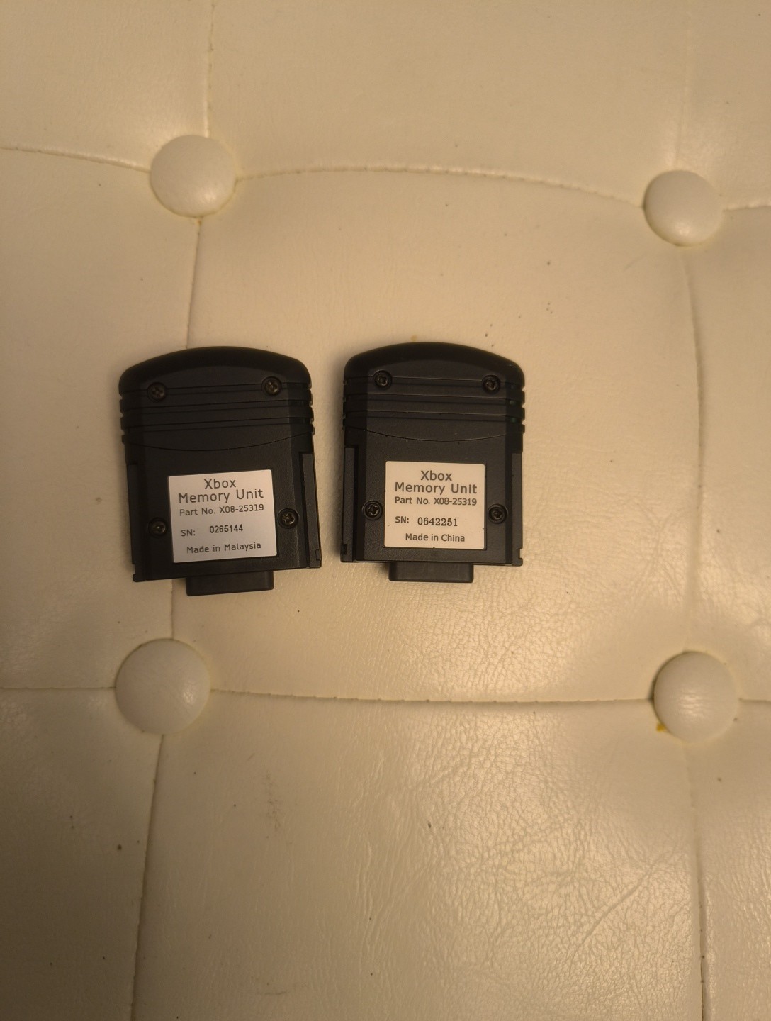 OEM Authentic Microsoft Xbox Memory Unit X08-25319 Black Clean OG Xbox