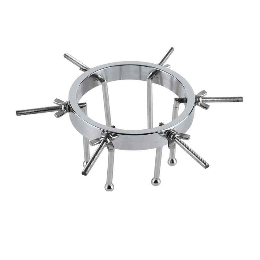 Huge Plug Extreme Spreader stretcher Vaginal Speculum Chastity Device Adjustable