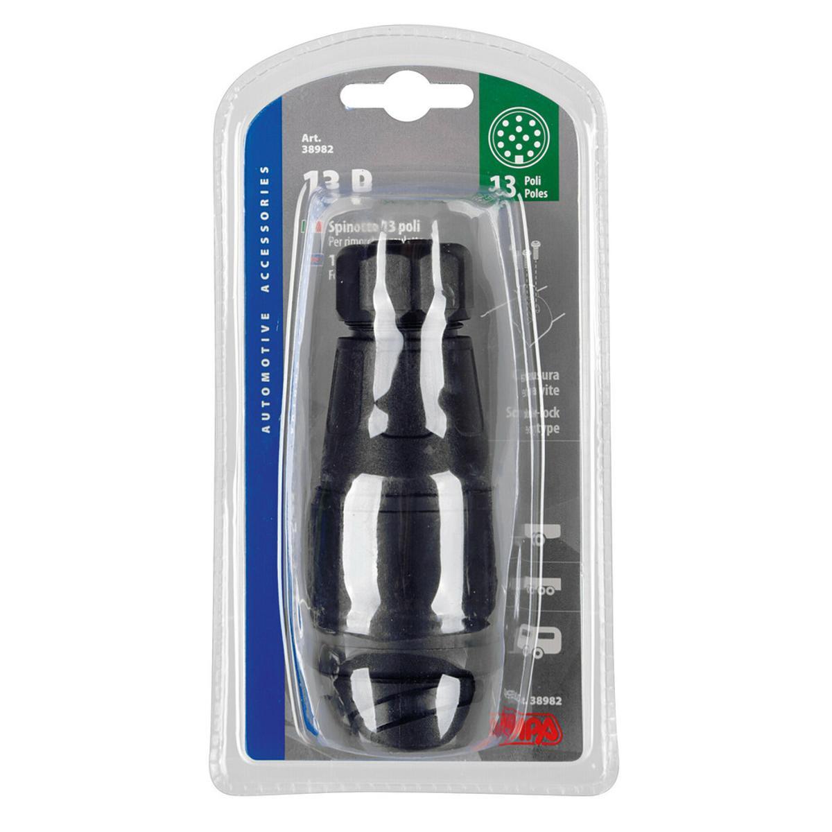 13-Pole Pin with Self-locking Closure Resistant to Atmospheric Agents