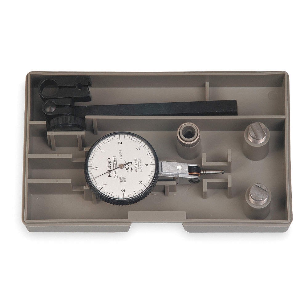 MITUTOYO 513-403-10T Dial Test Indicator Set,Hori,0to0.008 In 1ZRT1