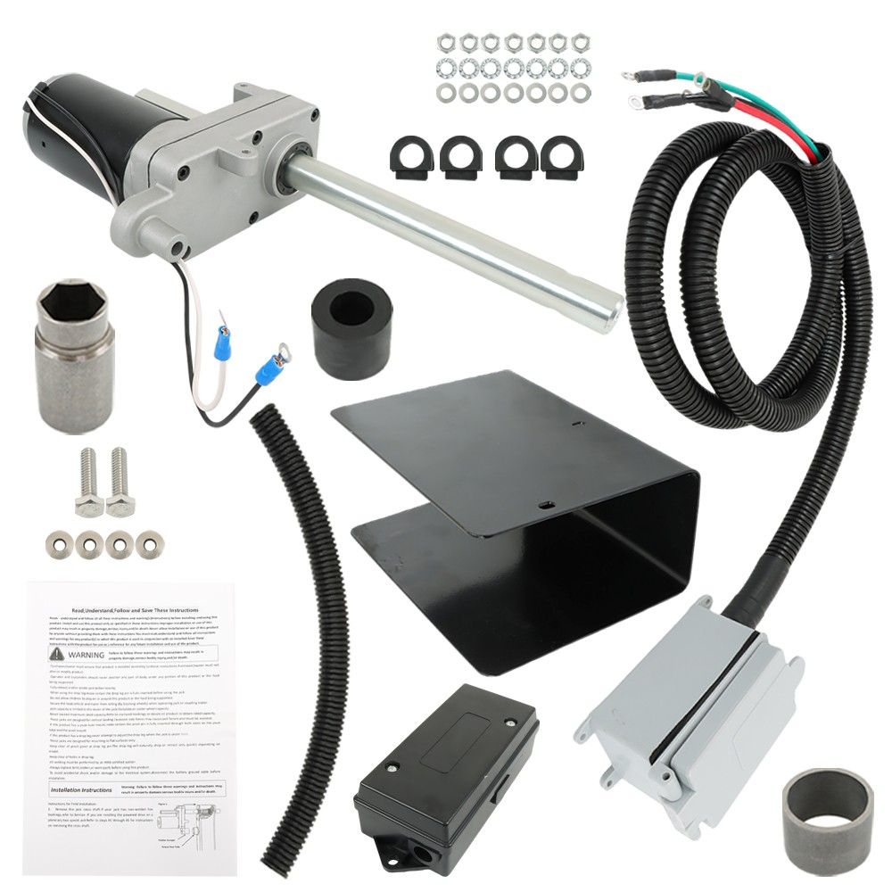 1824200100 NEW ELECTRIC POWERED TRAILER JACK KIT 12000 lbs.For RV