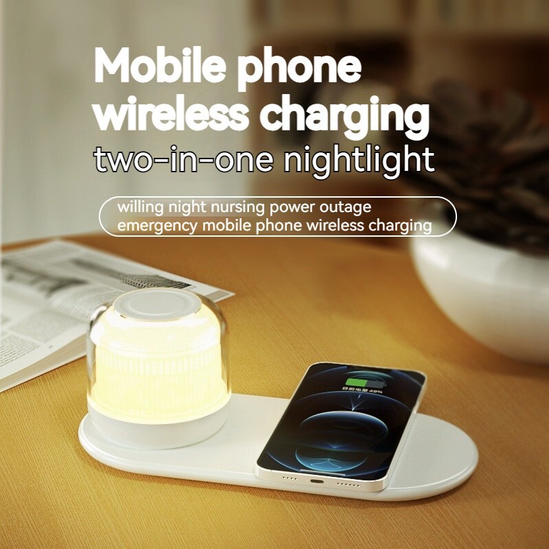 Wireless Night Light Fast Charging for iPhone 17,16,15 Series, Android, Samsun