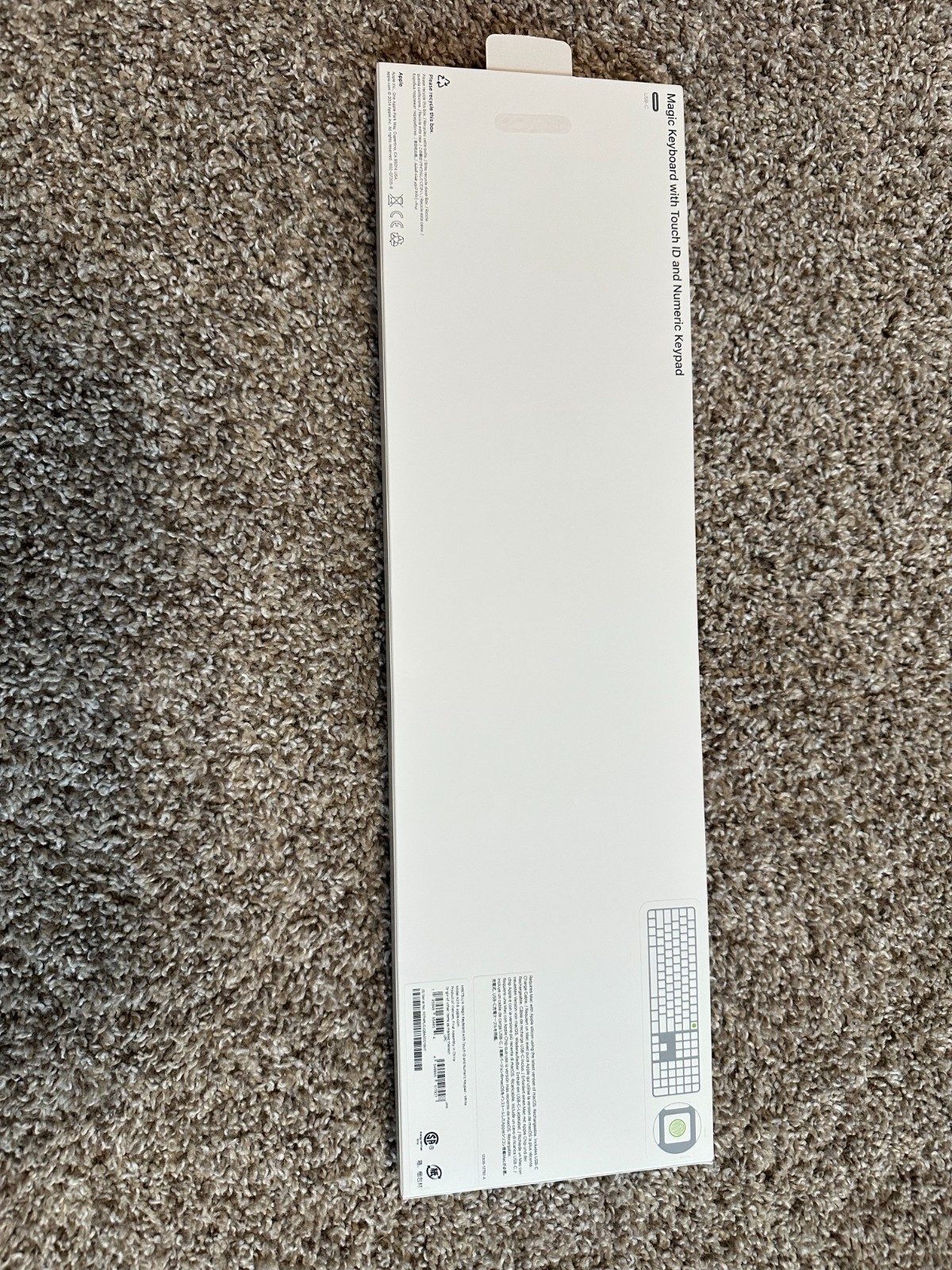 Genuine OEM EMPTY BOX from Apple Magic Keyboard with Touch ID - Black - A3119