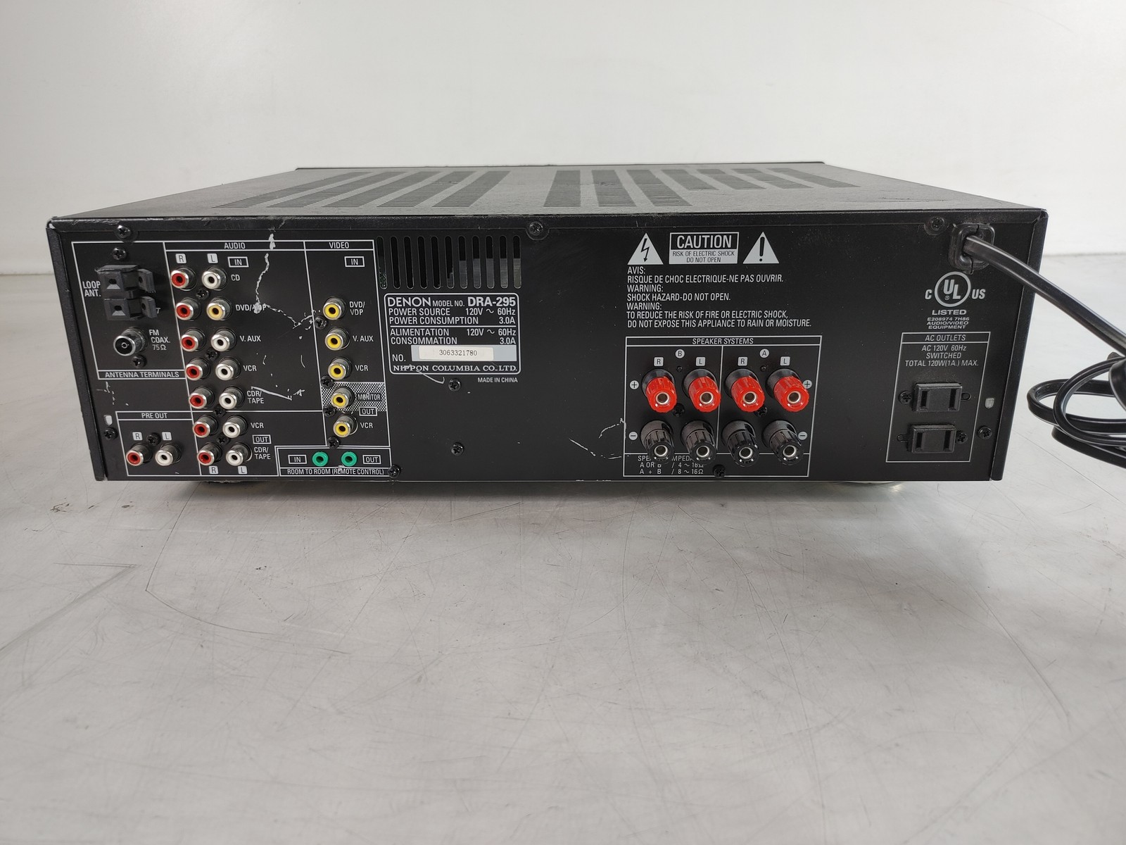 Denon DRA-295 2 Channel Precision Audio Component Stereo Receiver