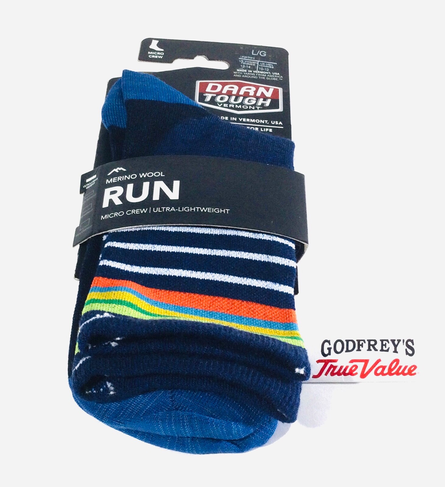 Darn Tough 1036 Eclipse Men's Stride Micro Crew Ultra-Lightweight Running Sock