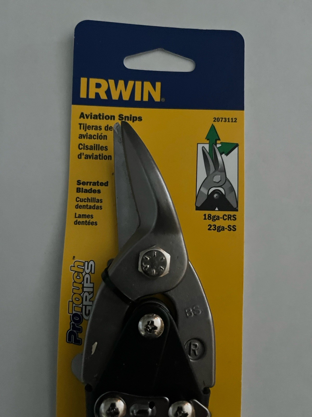 Irwin Aviation Snips Right & Straight Cut Compound Leverage, 2073112