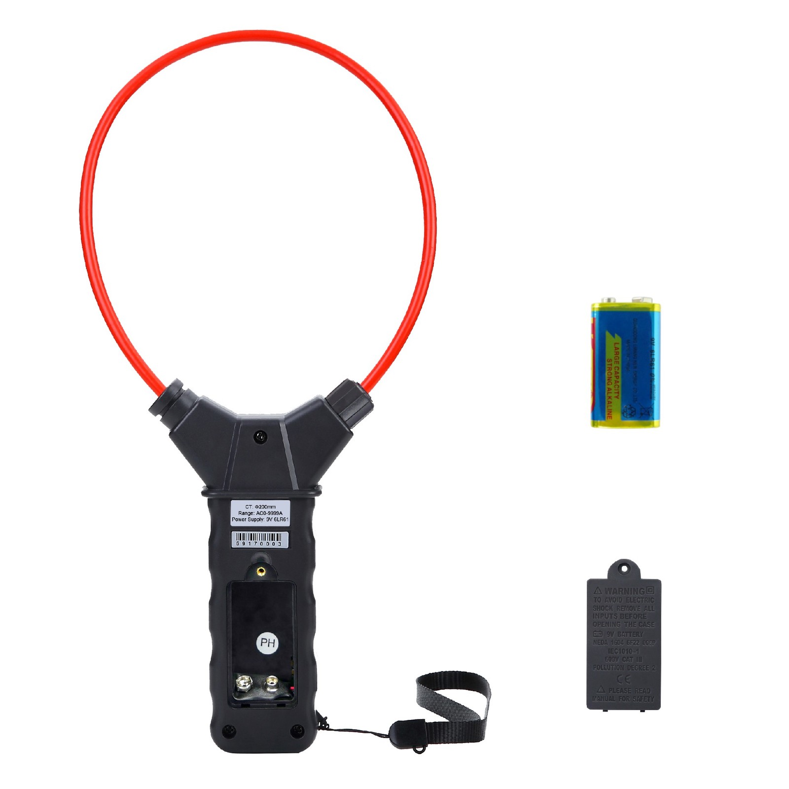 EM6900 Flexible Coil Large Current Clamp Meter 0.00A ~ 9999A New