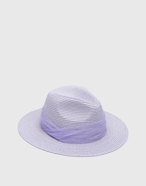 Eugenia Kim Courtney Hat Lavender One Size NWT
