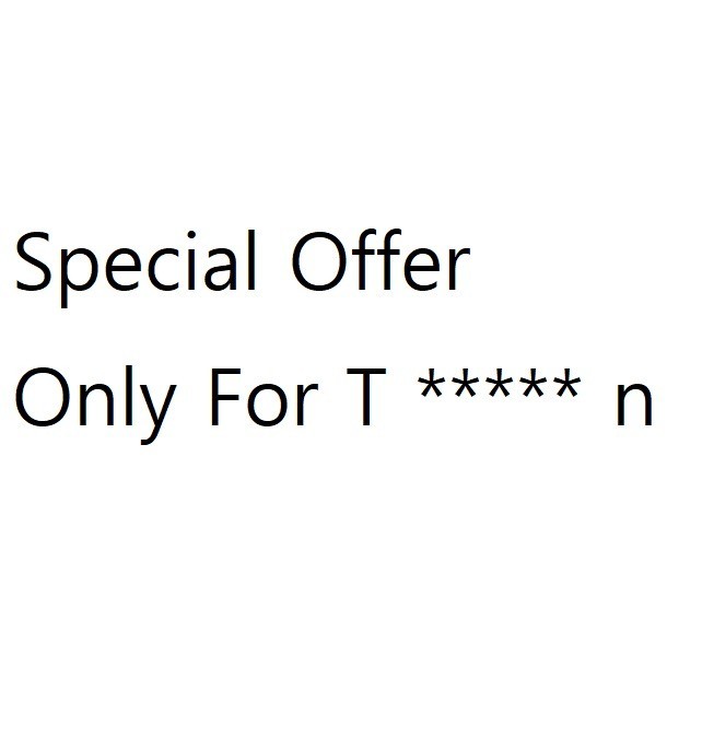 Special offer for t ******* n