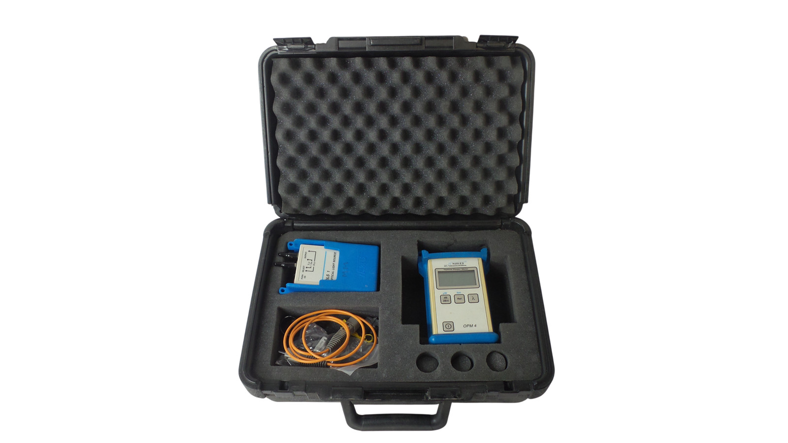 AFL Noyes OPM4-2C Optical Power Meter w OLS1-2 ST Optical Light Source