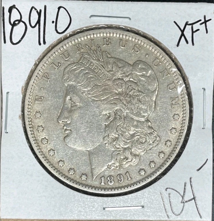 1891-O MORGAN SILVER DOLLAR ~ XF+ ~NICE COIN~