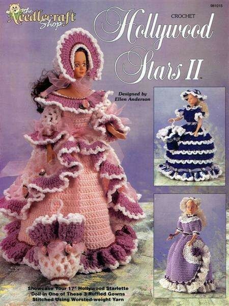 NEW HOLLYWOOD STARS II 3 BEAUTIFUL DESIGNS FOR 17"DOLL