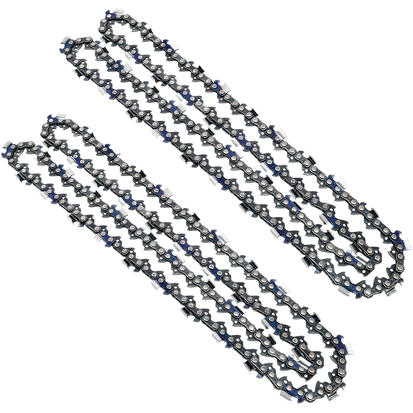 2PCS 22" inch Chainsaw Chain Blade 0.325" 0.058" Gauge 86DL Full-Chisel 86 DL
