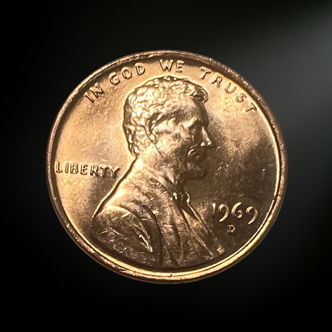 1969-D Lincoln Memorial Penny BU Brilliant Uncirculated Denver Mint
