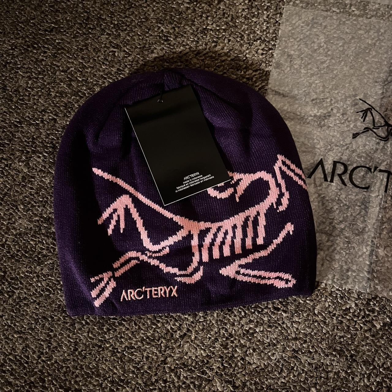 Arc'teryx Bird Head Toque Beanie Purple Wool Winter Hat 2025 Authentic New