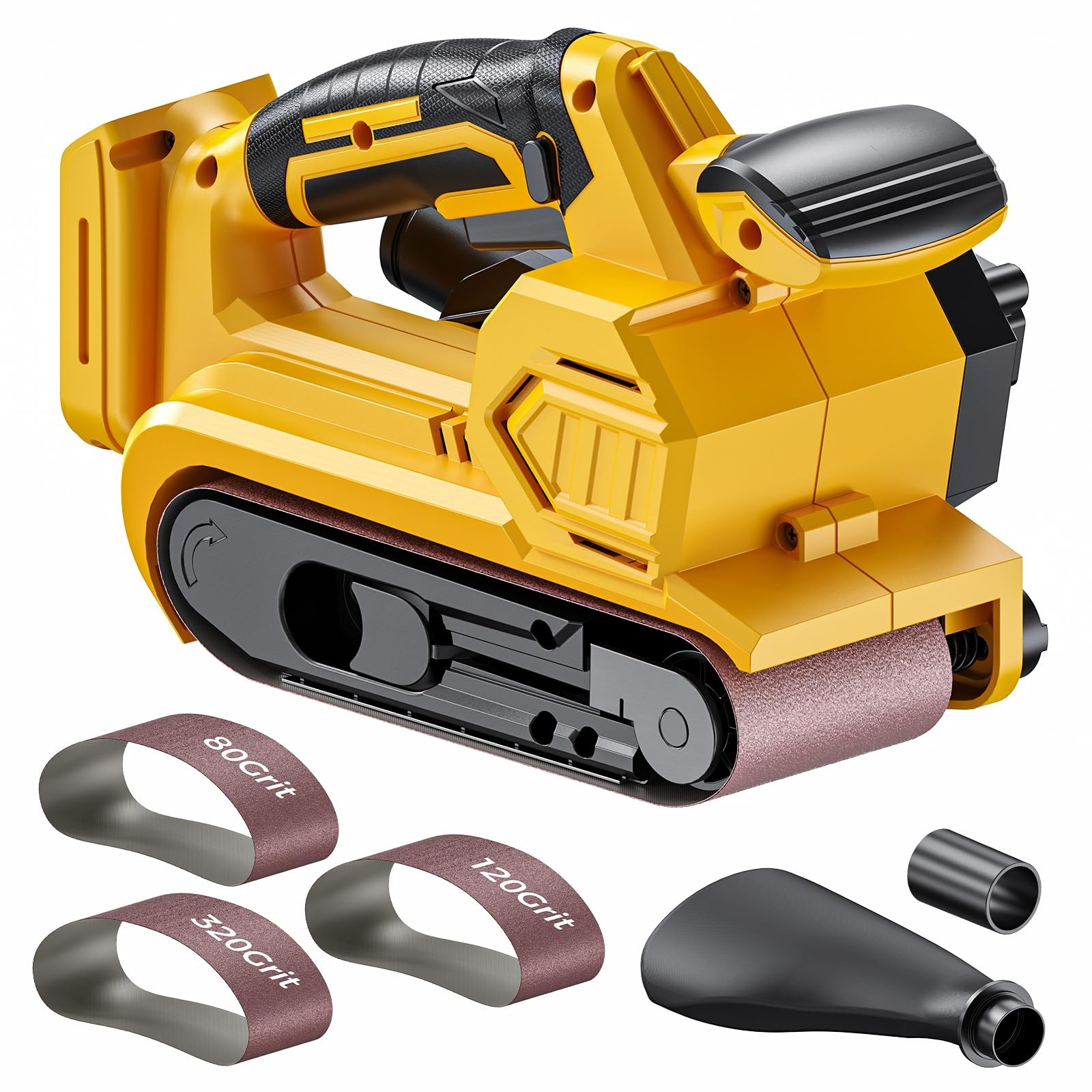 Cordless Belt Sander with DeWalt 20V Battery (Tool Only) 3x18" Bench Sander w...