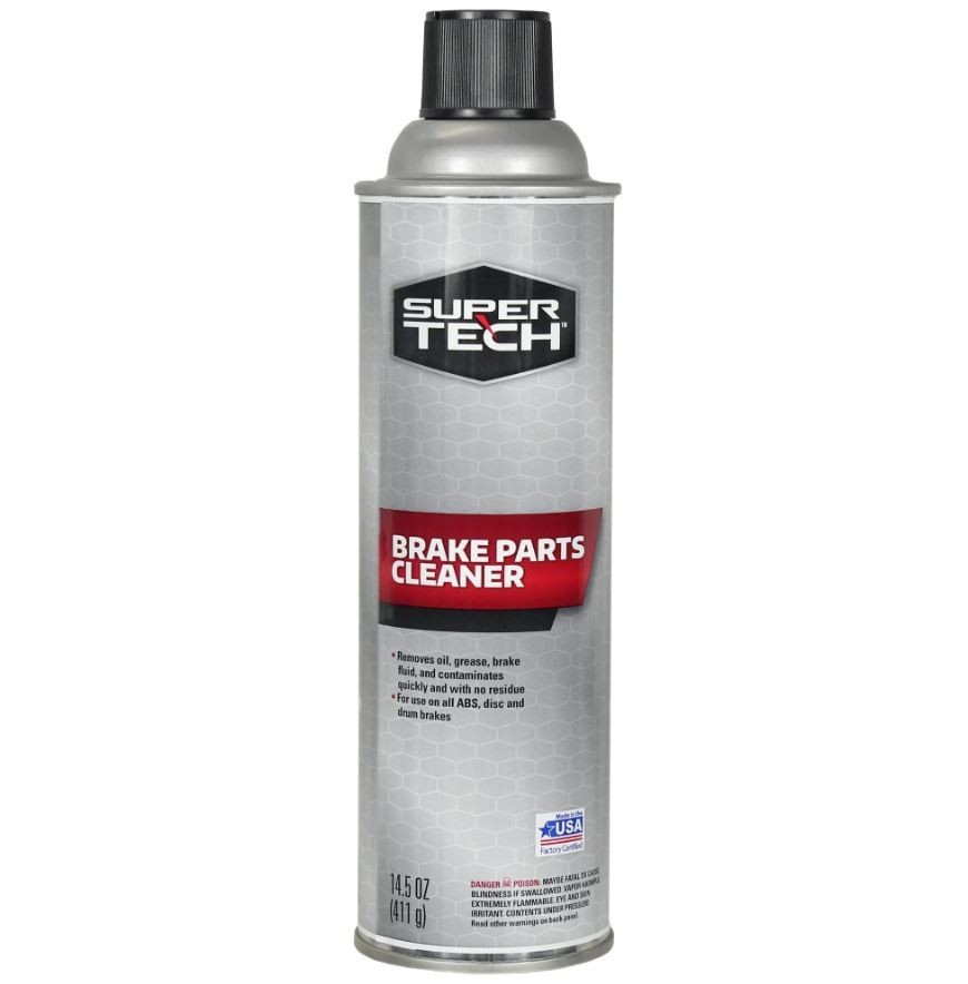 (2 Pack) Super Tech Brake Parts Cleaner, Fast-Drying Spray, 14.5 oz