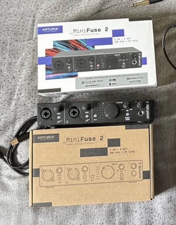 Arturia MiniFuse 2 USB-C Audio Interface – Black
