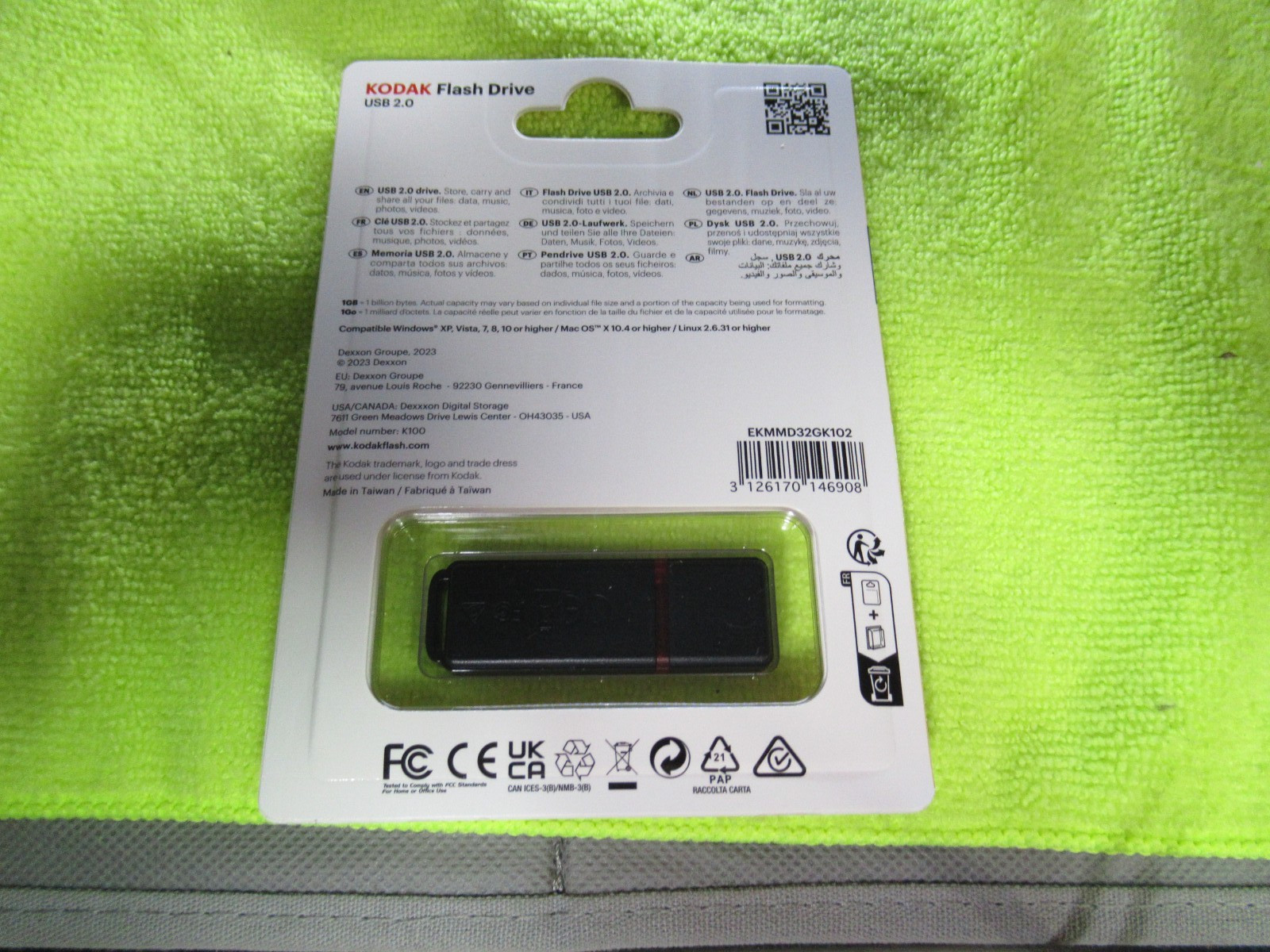 Kodak 32GB USB 2.0 Flash Drive