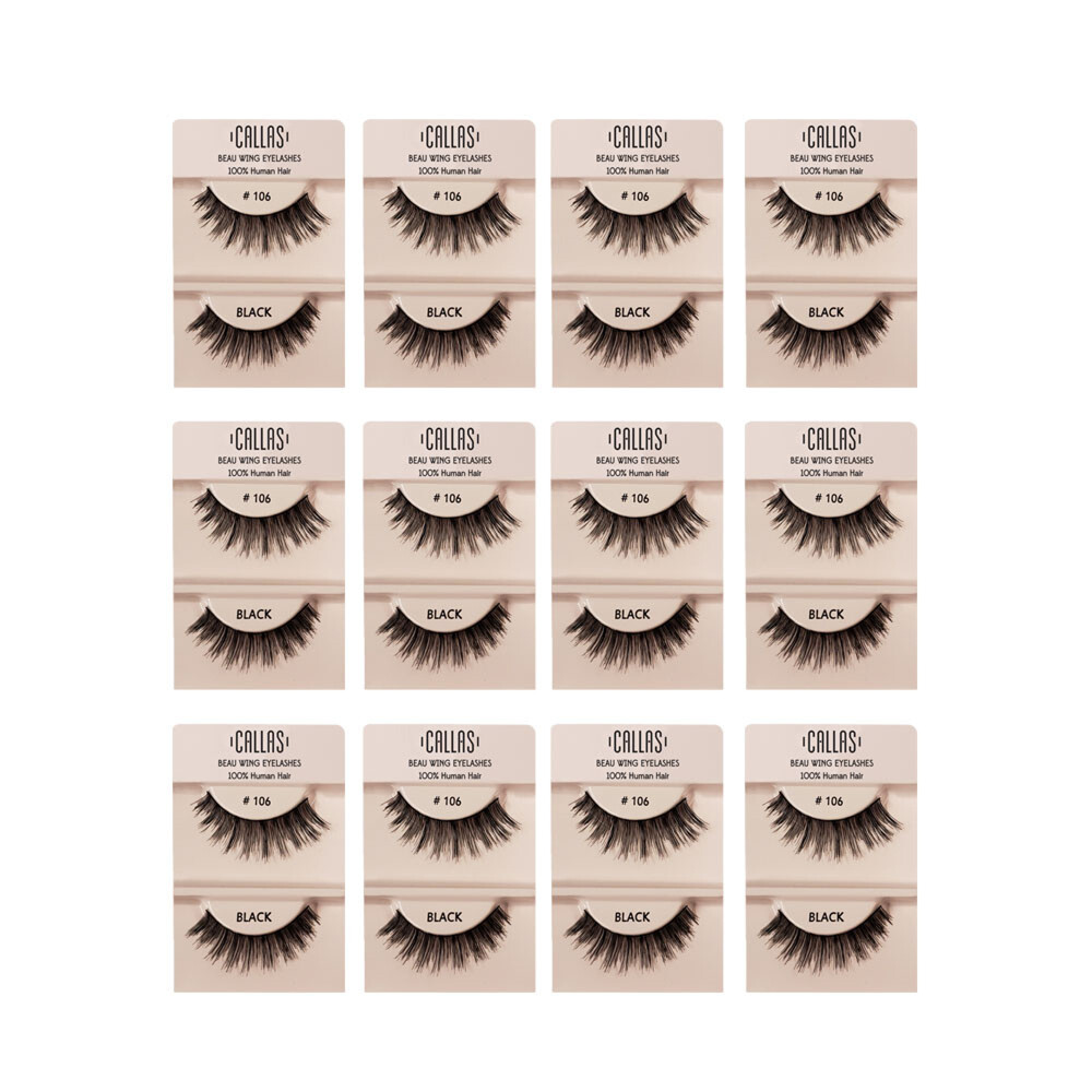 Callas Beau Wing Eyelashes #106 1pair x 12sets