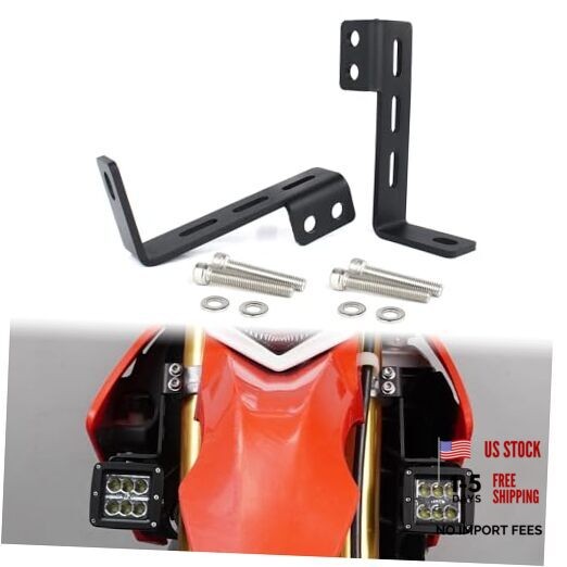 4mm Steel Motorcycle Auxiliary Light Mount, Fit for Rally CRF250L / Rally