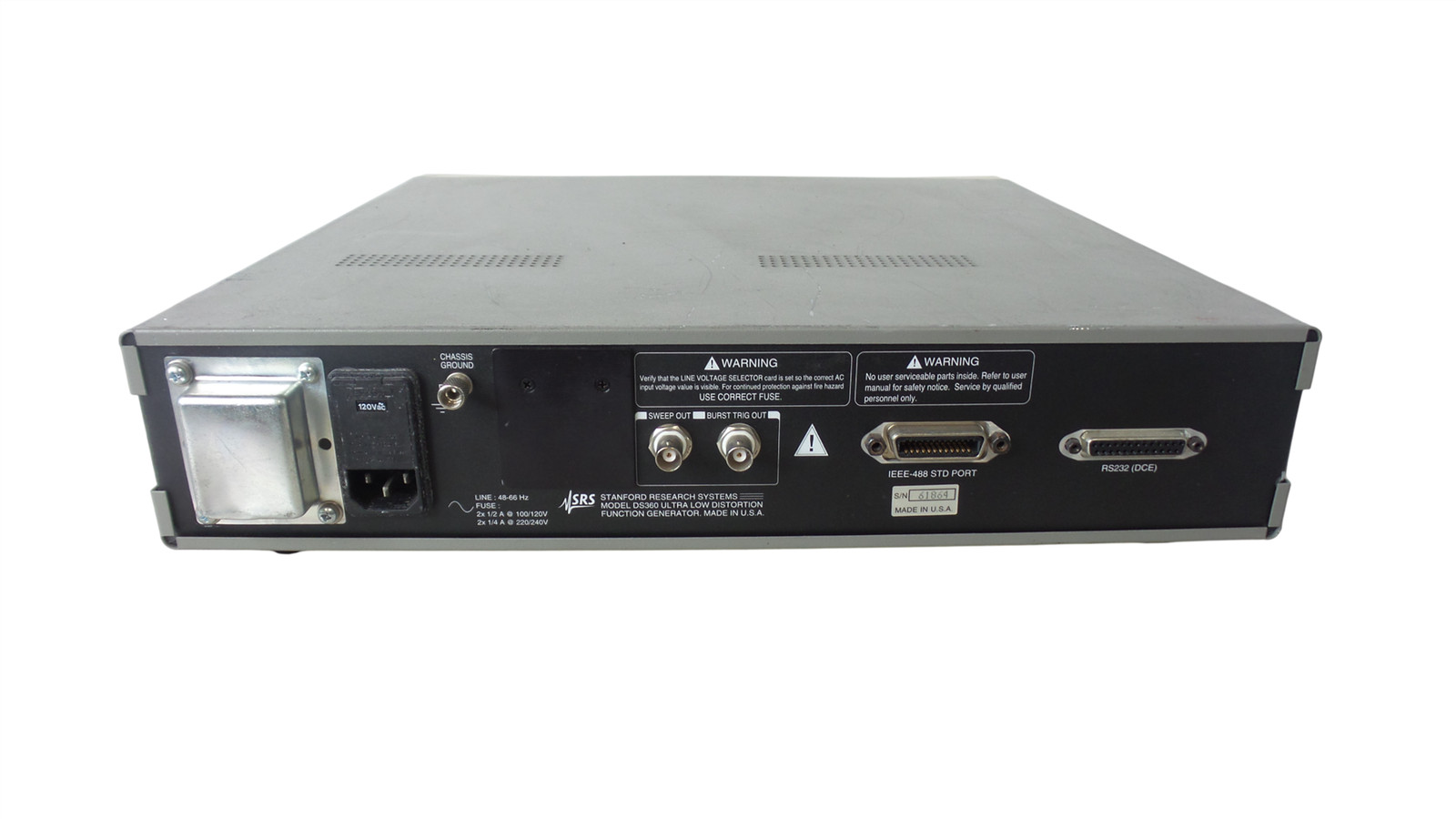 SRS Stanford Research Systems DS360 Ultra Low Distortion Function Generator