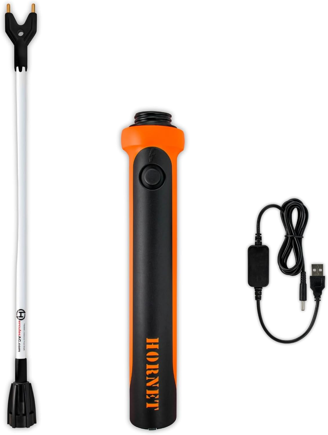 Hornet 2600 Rechargeable Livestock Cattle Prod - Rugged, Sealed Handle Flexible
