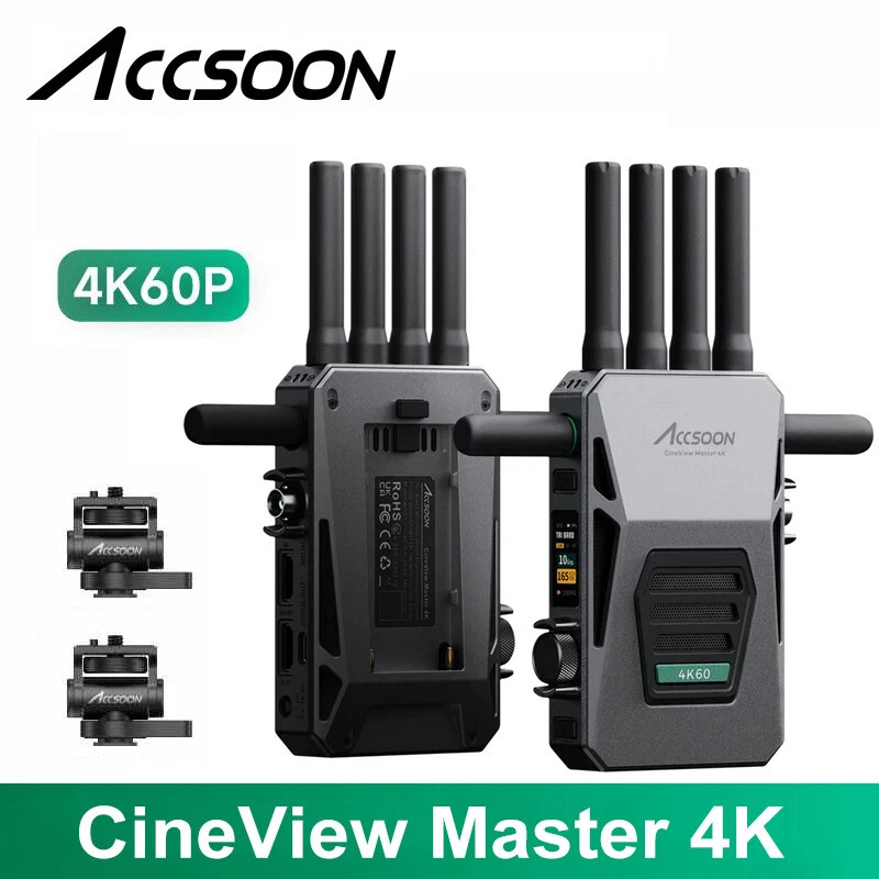 ACCSOON CineView Master 4K 6G SDI HDMI Wireless Video Transmisson System TX+RX