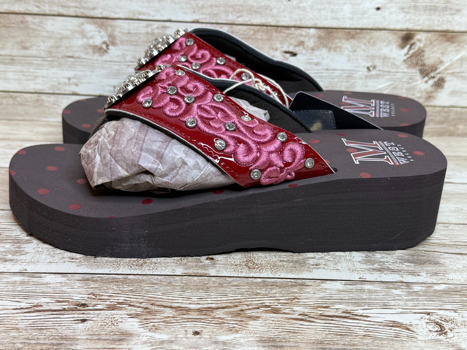 MONTANA WEST ~ BLING ~ WEDGE ~ FLIP FLOPS