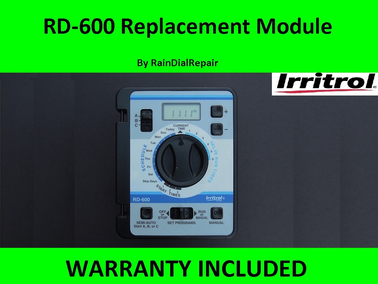 🔥🔥🔥🔥🔥🔥  Irritrol Rain Dial RD600 RD-600 RainDial - REPLACEMENT MODULE