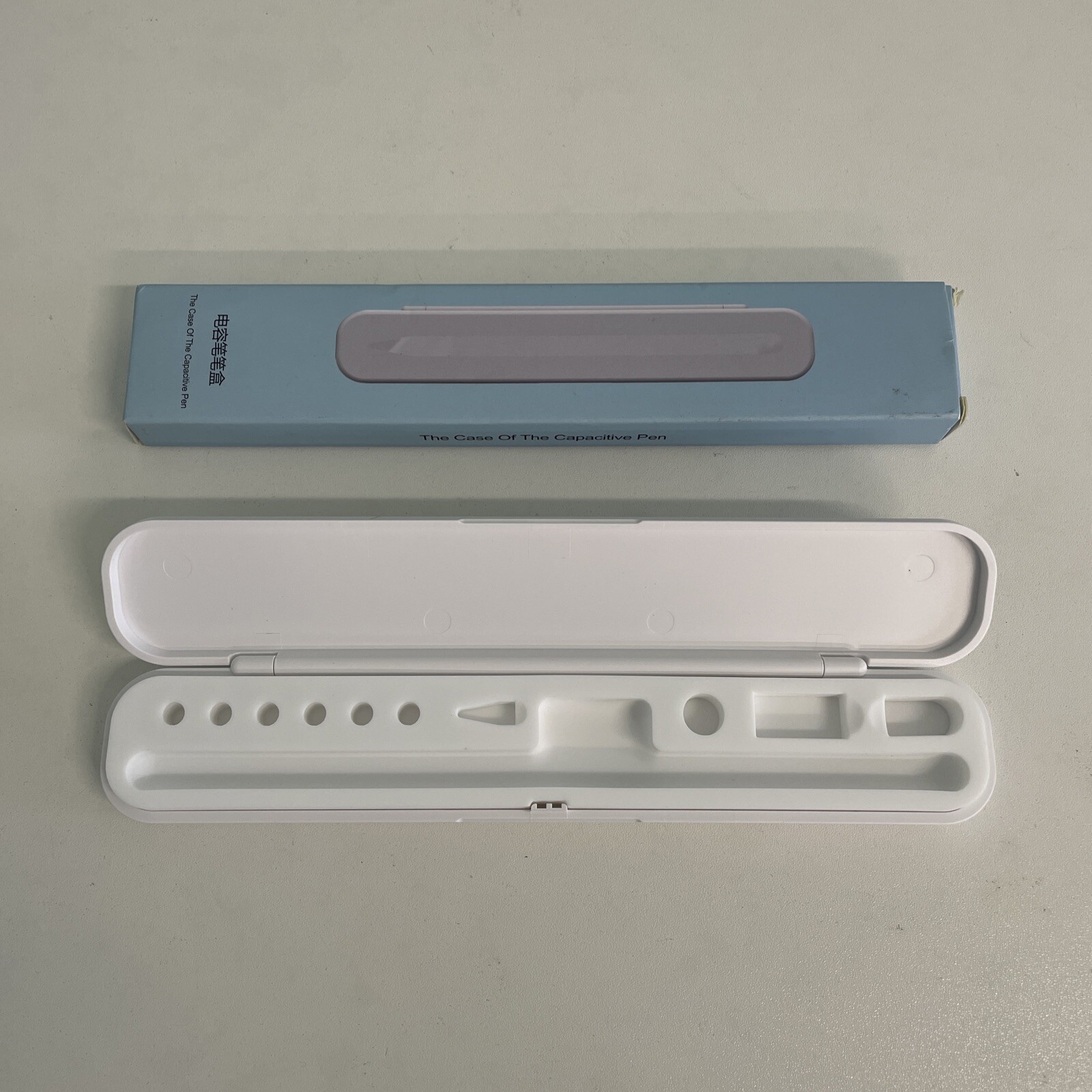 Capacitative Pen Case White NEW Stylus Pen (Case holds 7 inch pen)