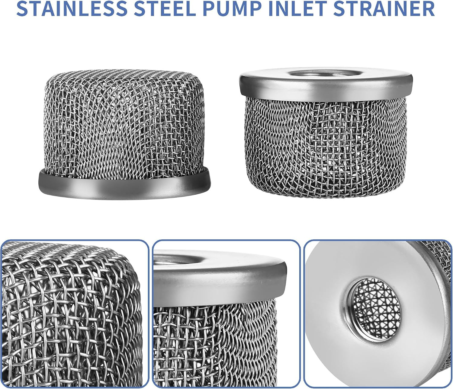 2 Pack 181072 Pump Inlet Strainer Screen Filter for Graco Airless Paint Sprayers